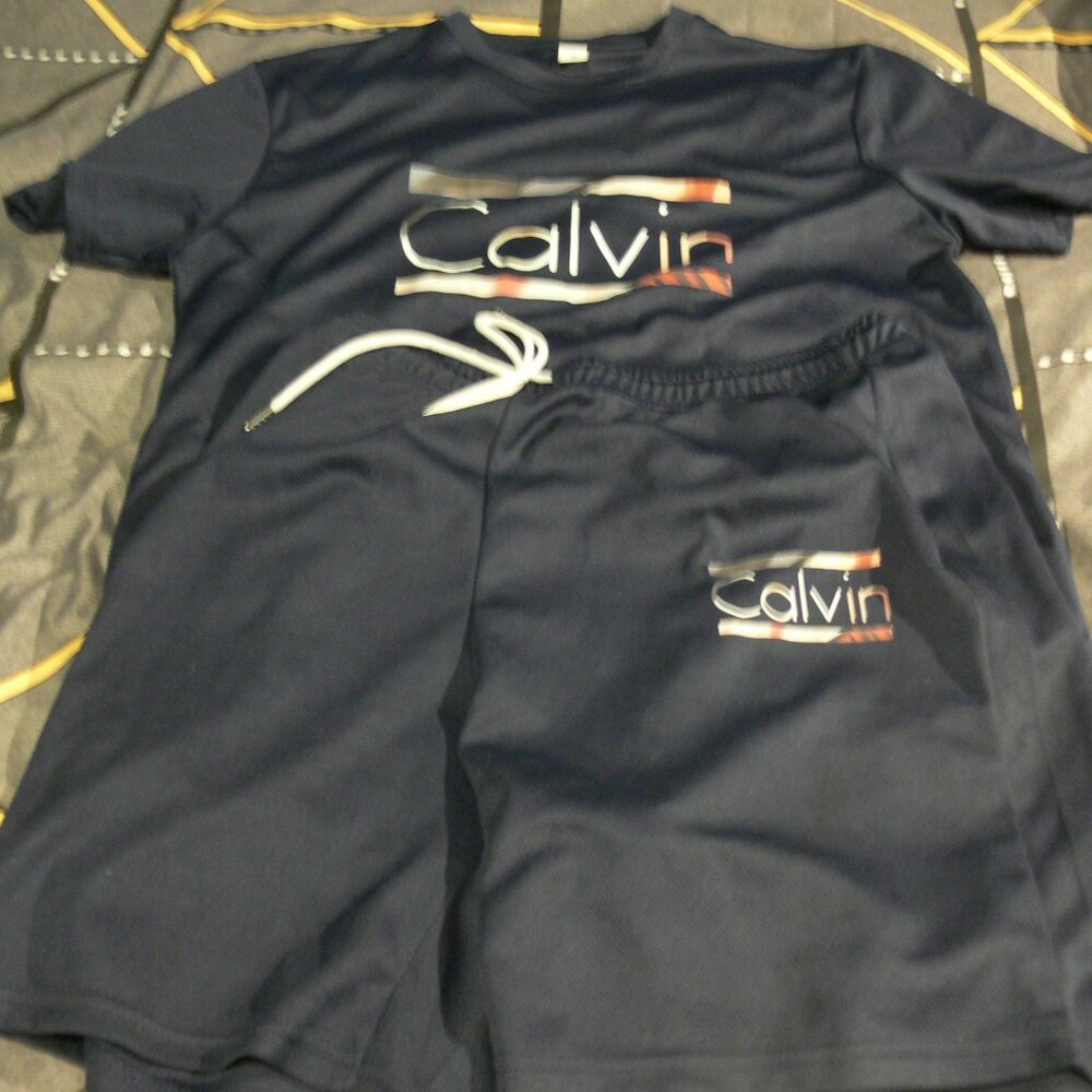 CALVIN BRAND SHORT SLEEP-ATHLETIC-SET MEDIUM